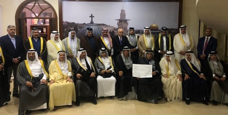 امضای پیمان وفاداری عشایر عراق با فلسطین