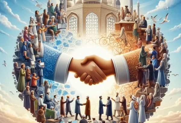 دفاع از یک پایان نامه با موضوع اتحاد امت اسلامی