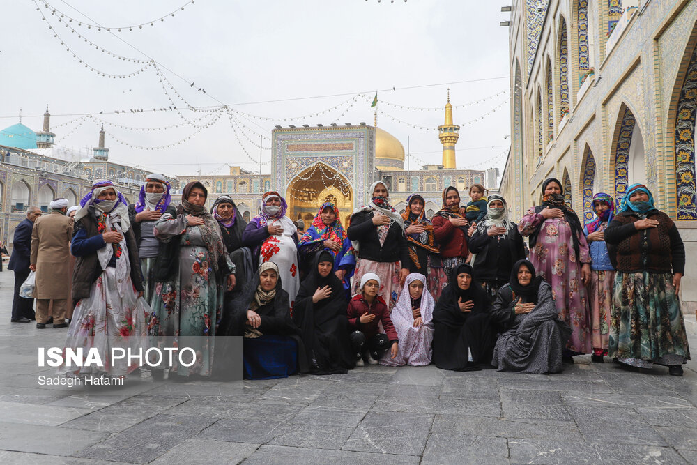 عشایر زیارت اولی به حرم امام رضا رفتند +تصاویر