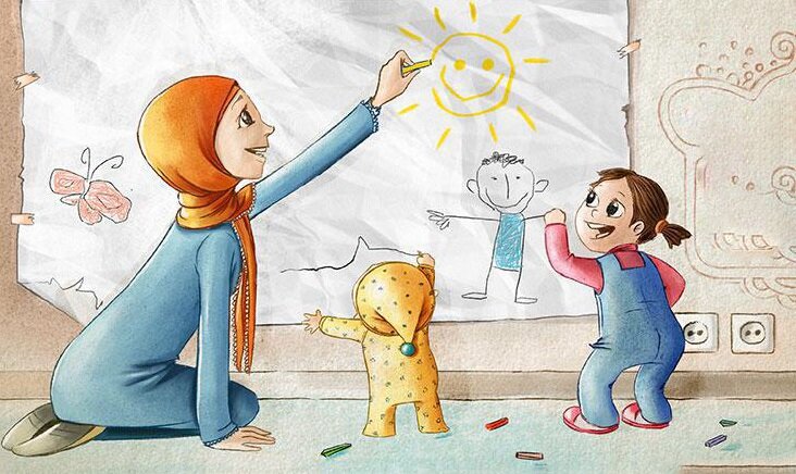 چگونه با گفتار و رفتار مثبت، فرزندان را تربیت کنیم؟