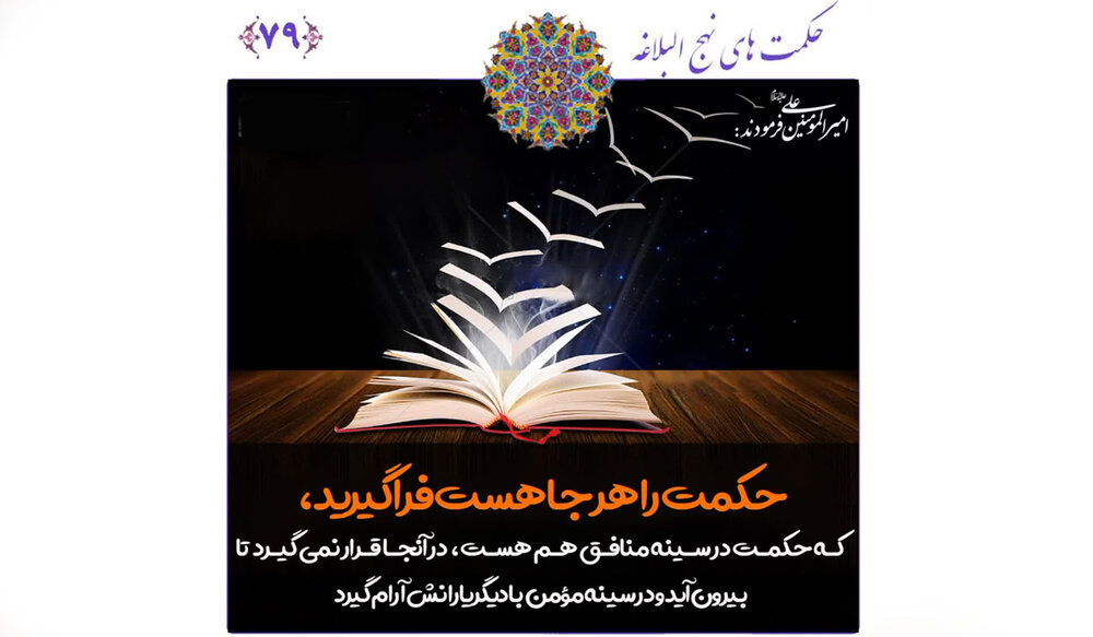 سخن حکیمانه، حتی از زبان منافق؟!