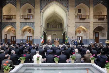 دفاع از پایان‌نامه آن هم در حرم امام رضا(ع)+ فیلم