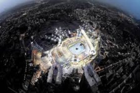 رو به قبله بودن و کرویت زمین