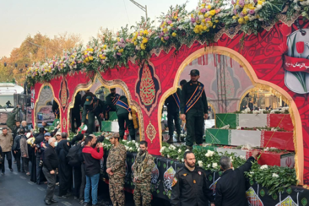 لحظه‌به‌لحظه با تشییع ۱۰۰ شهید گمنام دفاع مقدس در تهران