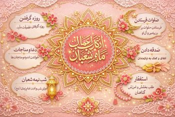 اعمال و ذکرهای طلایی ماه شعبان؛ فرصتی برای تزکیه و تقرب به خدا + اینفوگرافی