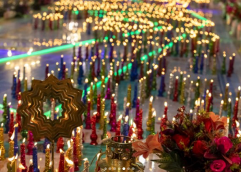 ۱۱۹۲ شمع در آستانه میلاد امام زمان(عج) در کربلا روشن شد