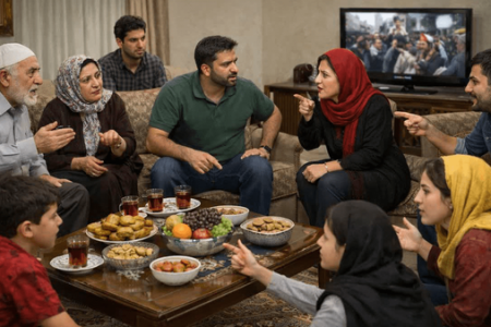 مراقب باشید در خانه، سیاسی نشوید!