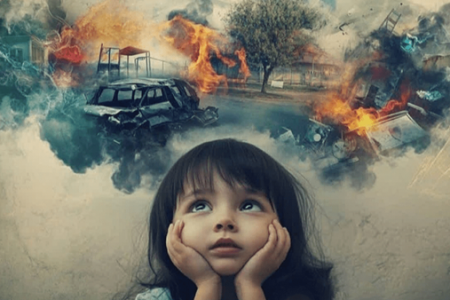 راهکار آرامش کودکان در جنگ