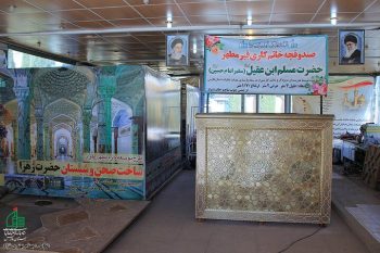 هنر ایرانیها در حرم سفیر امام حسین(ع) + تصاویر