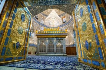 هنر ایرانیها در حرم سفیر امام حسین(ع) + تصاویر