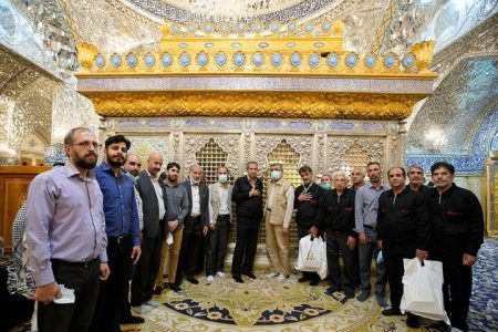 هنر ایرانی‌ها در حرم سفیر امام حسین(ع) + تصاویر