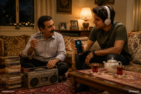 از نوار کاست تا پلی‌لیست اسپاتیفای
