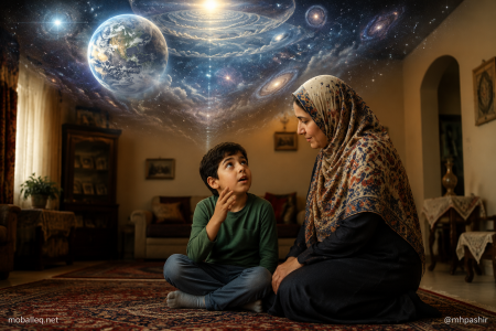 وقتی فرزند سؤال اعتقادی سخت می‌پرسد؛ واکنش درست یک مادر چیست؟