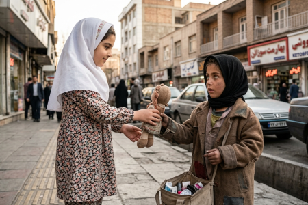بازیِ بخشندگی؛ تمرین عملی کمک به دیگران به یاد کریم اهل‌بیت (ع)