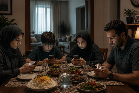 قاتل خاموش صمیمیت در میز شام