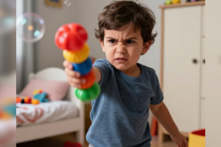 با کودک پرتابگر و تهاجمی اینطور رفتار کنید