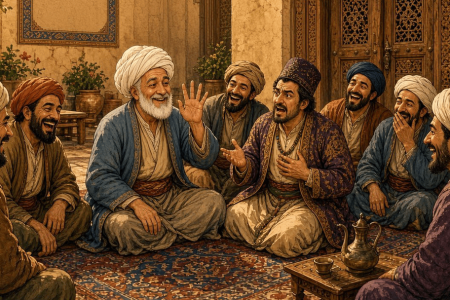 ملا نصرالدین تا آخر عمر ۴۰ ساله ماند! | راز پاسخ هوشمندانه‌ای که رقیبانش را غافلگیر کرد