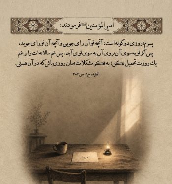 امام علی (ع) چه توصیه‌ای برای رهایی از نگرانی فردا دارند؟