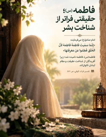 چرا حضرت فاطمه(س) را «فاطمه» نامیدند؟ روایتی شگفت از امام صادق(ع)
